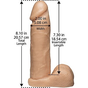 Strap On Vac-U-Lock Set 20cm Thumb 2