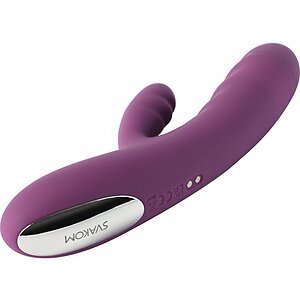 Svakom Avery Lilac — Rabbit 5x Împingere, Reîncărcabil Mov Thumb 4