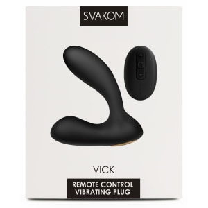 Svakom Vick Remote Control Prostată Și Punct G Negru Thumb 14