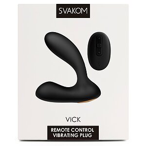 Svakom Vick Remote Control Prostată Și Punct G Negru Thumb 3