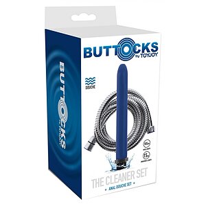 ToyJoy Cleaner Set 15 cm — Kit Igienă Anală Portabil Albastru Thumb 4