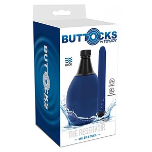 Balon Rezervor Anal ToyJoy — Aplicare Precisă, Albastru Thumb 4