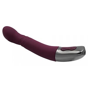 Titanz Rubine Red: Vibrator 10 Vibrații + 10 Rotații Roșu Thumb 1