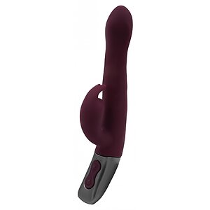 Titanz NMC 21.5cm — 10 Vibrații + 10 Rotații, Reîncărcabil Roșu Thumb 3