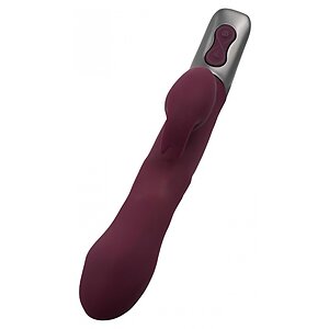 Titanz NMC 21.5cm — 10 Vibrații + 10 Rotații, Reîncărcabil Roșu Thumb 9