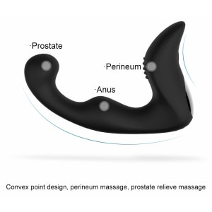 Toyz4lovers Remote P Spot Vibrator Prostatic Reîncărcabil Negru Thumb 5