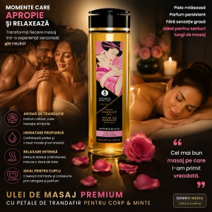 Ulei Masaj Shunga Aromă Trandafir 240ml Thumb 3