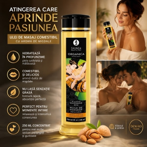 Ulei Masaj Shunga Organic Migdale 250ml Thumb 3