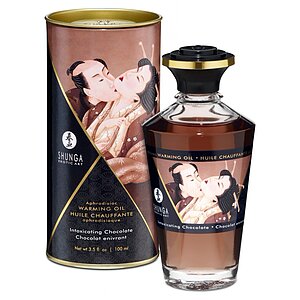 Uleiul Afrodisiac de Masaj cu Ciocolată cu Efect Încălzitor