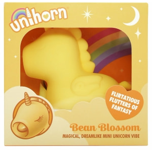 Unihorn Bean Blossom: Vibrator Mini 10+10 Reîncărcabil Galben Thumb 6