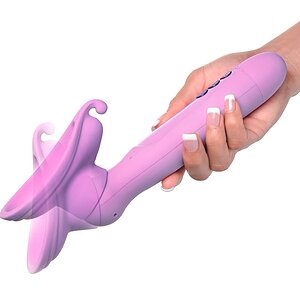 Vibrating Roto Cu Aspirație Mov Thumb 3