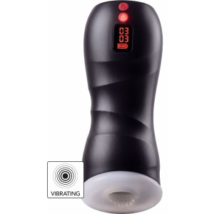 Vibrating Twin Turbo Masturbator Negru Thumb 13