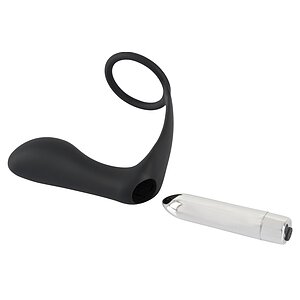 Vibrator Anal Cu Inel Black Velvets Negru Thumb 5