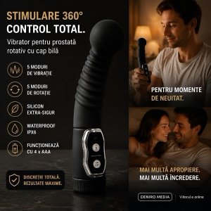 Vibrator Bărbați Pentru Prostată Twister Negru Thumb 11