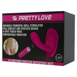 Vibrator Cochilia Dragostei Cu Telecomandă Roz Thumb 7