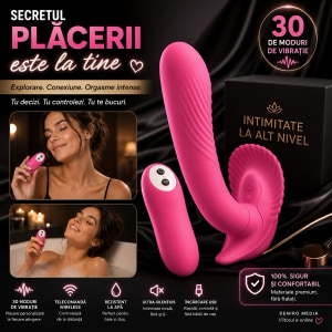 Vibrator Cochilia Dragostei Cu Telecomandă Roz Thumb 7