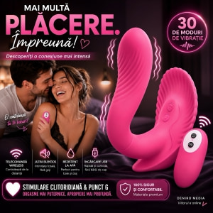 Vibrator Cochilia Dragostei Cu Telecomandă Roz Thumb 8