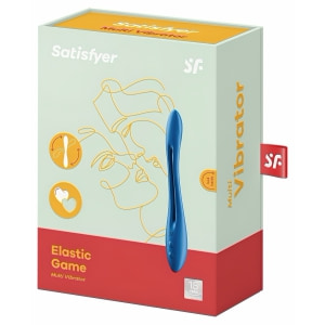 Vibrator Cuplu Elastic Game Albastru Thumb 8