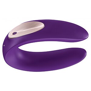 Vibrator Cuplu Partner Plus Cu Telecomandă Mov Thumb 3
