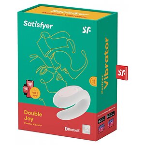 Vibrator Cuplu Satisfyer Double Joy Alb Thumb 8