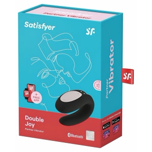 Vibrator Cuplu Satisfyer DoubleJoy Negru Thumb 8