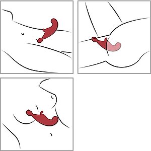 Vibrator Fusion Clitoral And Punctul G Dual Climax Roșu Thumb 3