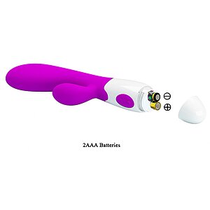 Vibrator Iepuraș 30 Funcții 21.5cm Mov Thumb 6