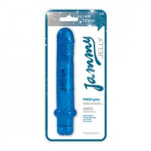 Vibrator Jammy Jelly Fresh Glitter albastru Thumb 1