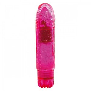 Vibrator Jammy Jelly Gleamy Glitter 13.5cm Roz