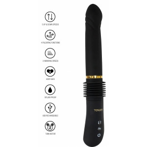 Vibrator Magnum Opus Thruster Negru Thumb 2