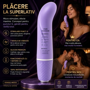 Vibrator Mini Silicon Punctul G Mov Thumb 4