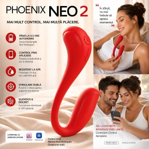 Vibrator Punct G Svakom Phoenix Neo 2 Roșu Thumb 5