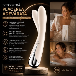 Vibrator Punctul G Satisfyer Spinning Vibe 1 Alb Thumb 6