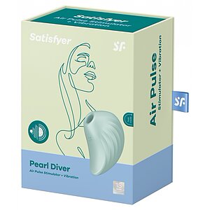 Vibrator Satisfyer Pearl Diver Verde Thumb 3
