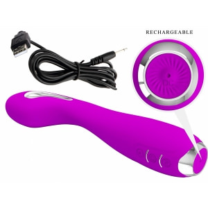 Vibrator Hector Pentru Punctul G, Electroșoc, Reîncărcabil Mov Thumb 4