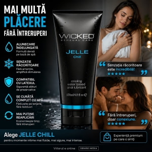 Wicked Jelle Chill Lubrifiant Anal Răcoritor 120ml Thumb 2
