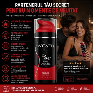 Wicked Sensual Care Fever Lubrifiant încălzitor 100 ml Thumb 2