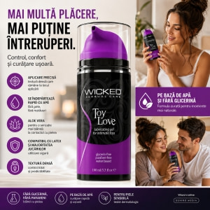 Wicked Sensual Care Lubrifiant Fără Glicerină 100 ml Thumb 1
