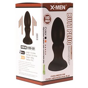 Anal Plug 10 Inch Huge Negru Thumb 2