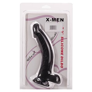 Dildo X-MEN 20cm Negru Thumb 3