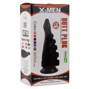 X-Men Plug Anal Tentacul Negru cu Ventuză 17.8 cm Thumb 7