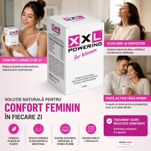 XXL Powering 8 capsule Reducerea Durerilor Menstruale Thumb 5