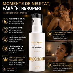 YESforLOV Ulei Masaj 100 ml - Non-gras, Hidratant Thumb 1