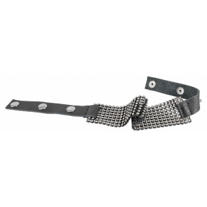 Zgardă Rhinestone Choker Negru Thumb 2