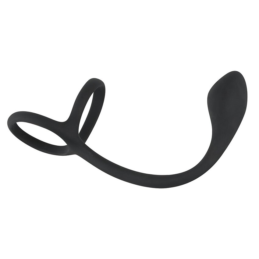 Inel Penis Black Velvets 3 În 1 Negru