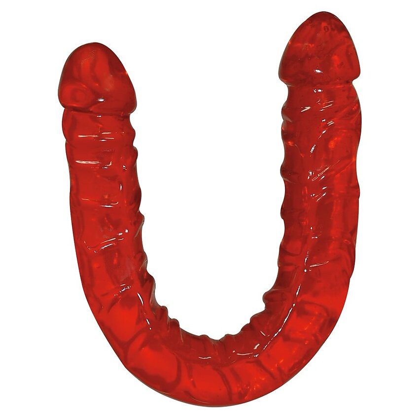 Dildo Dublu Ultra-Dong Roșu