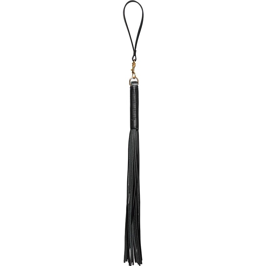 ZADO Flogger Din Piele Naturală – Design Discret Negru