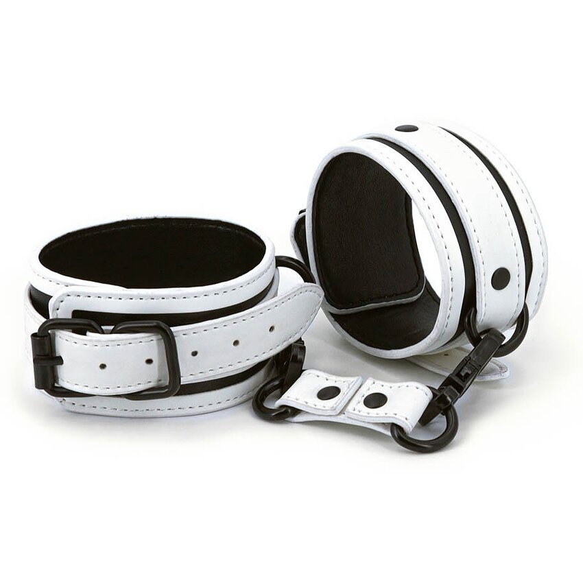 Cătușe Glezne Glo Bondage Alb