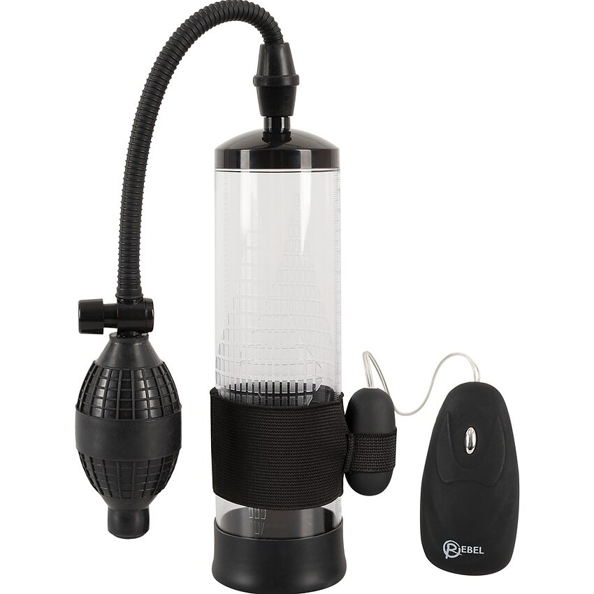 Rebel Set 7-în-1: Pompă Măsurabilă, 20 Moduri Vibrații Negru