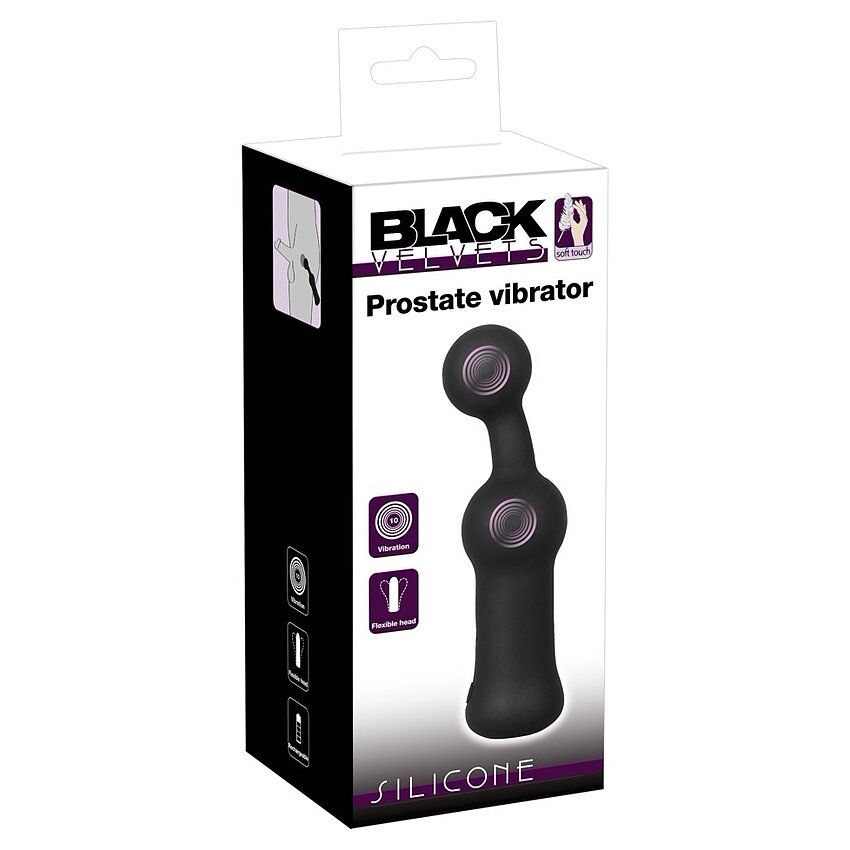 Black Velvets Prostate Vibrator — 10 Funcții, Reîncărcabil